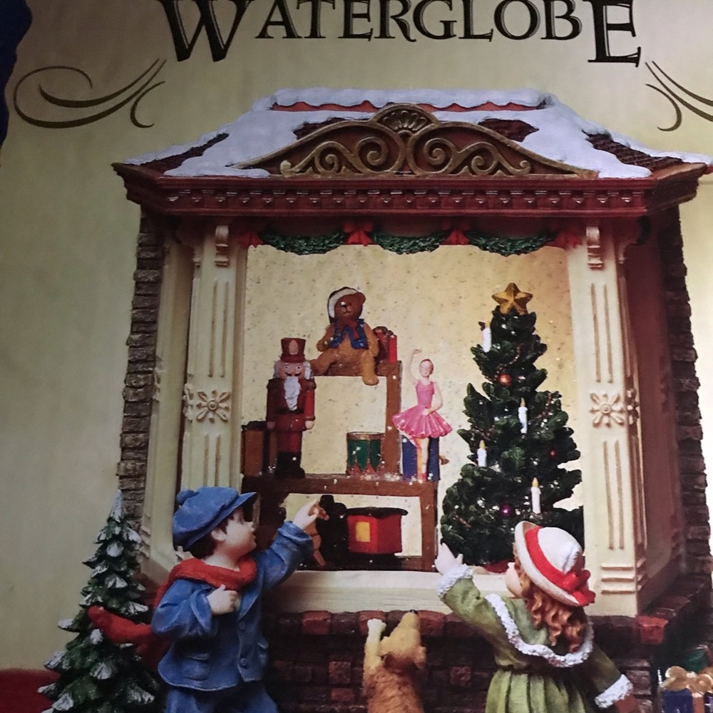 Holiday Musical Snow Globe Display - Multi-Color